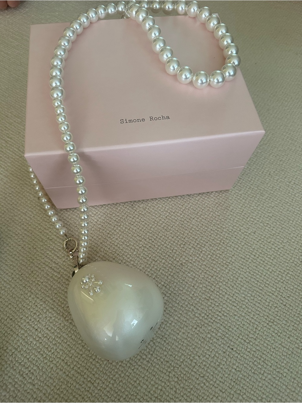 Simone Rocha Micro Egg Pearl Mini Bag - Picture 4 of 4